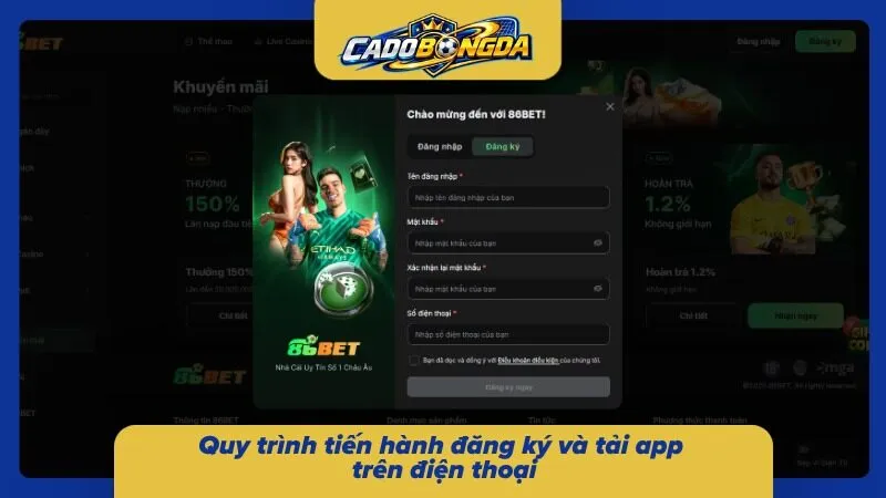 Đăng ký và tải app nhà cái với các bước đơn giản