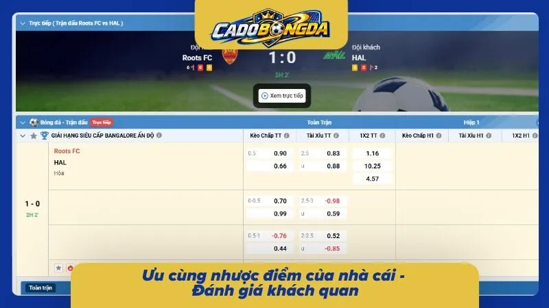 Đánh giá chân thực về các dịch vụ của sân chơi