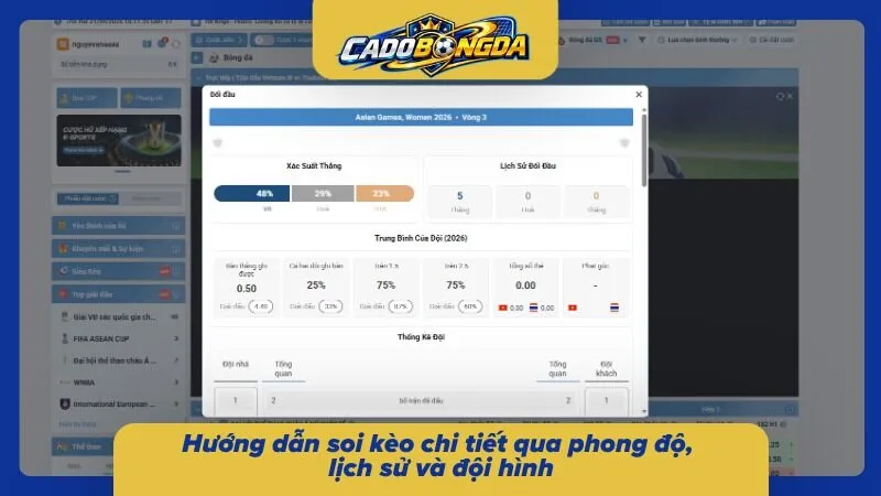 Chi tiết về cách soi kèo cho tân binh