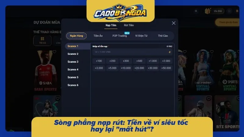 Tốc độ giao dịch qua ngân hàng, ví điện tử và tiền mã hóa