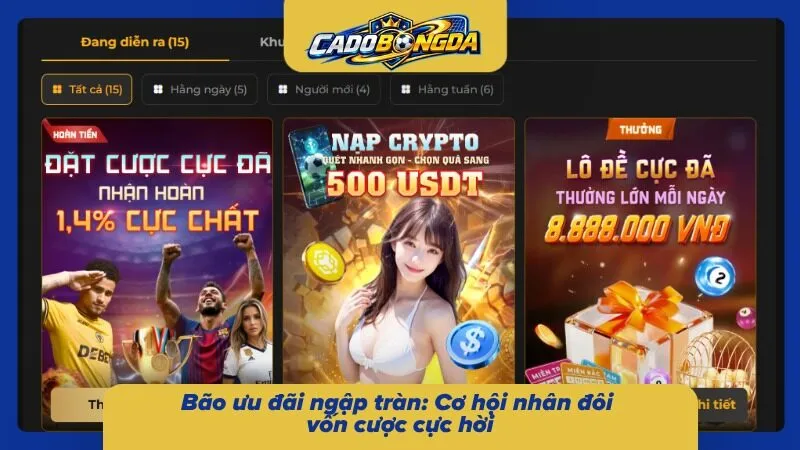 Ưu đãi dành cho thành viên mới và chương trình hoàn trả