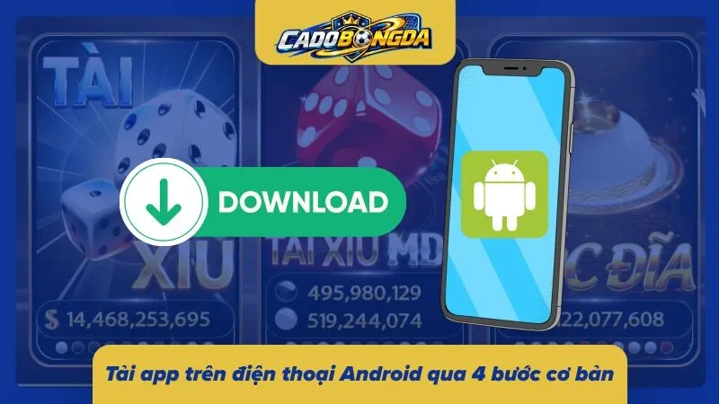 04 bước tải app HitClub trên Android