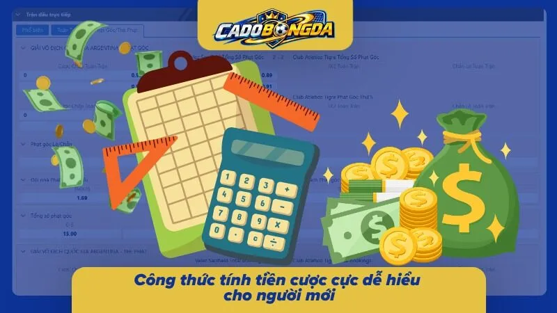 Cách tính tiền thắng từ tiền cược và odds