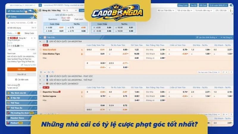 Đánh giá những sân chơi có tỷ lệ ấn tượng
