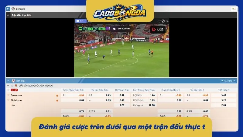 Đối chiếu mốc tổng bàn với kết quả trận đấu thực tế