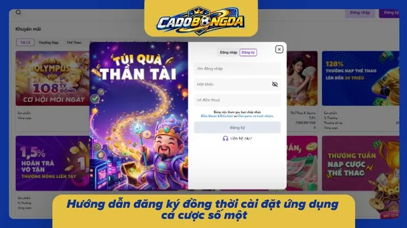 Các bước đăng ký và cài đặt cực dễ dàng