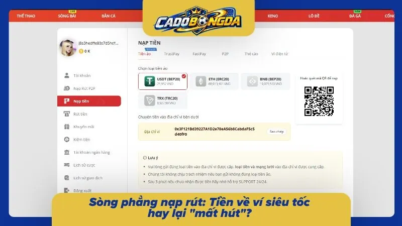Quy trình thanh toán với nhiều phương thức giao dịch 