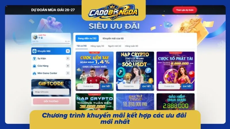 Tổng hợp chương trình thưởng và ưu đãi dành cho hội viên