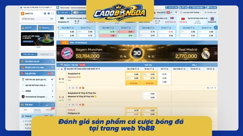 Hình thức cá độ bóng đá hot nhất năm 2026 tại nhà cái