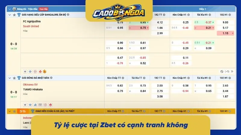 Odds hấp dẫn nhằm giúp khách hàng sở hữu tiền thưởng cực cao