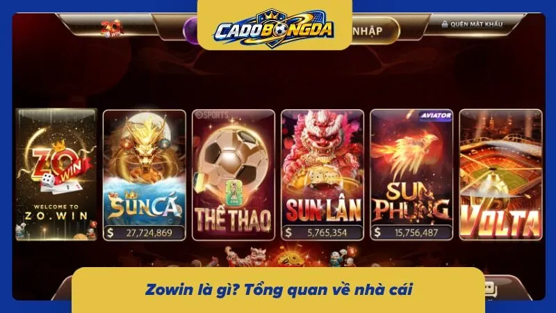 Một số thông tin cơ bản về sân chơi cá cược hàng đầu Zowin
