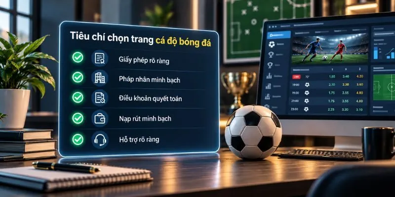 Các tiêu chí đánh giá trang cá độ bóng đá