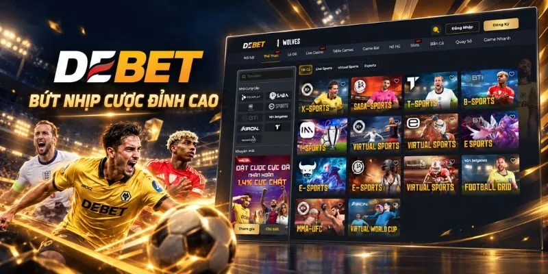 Thương hiệu cá cược bóng đá Debet